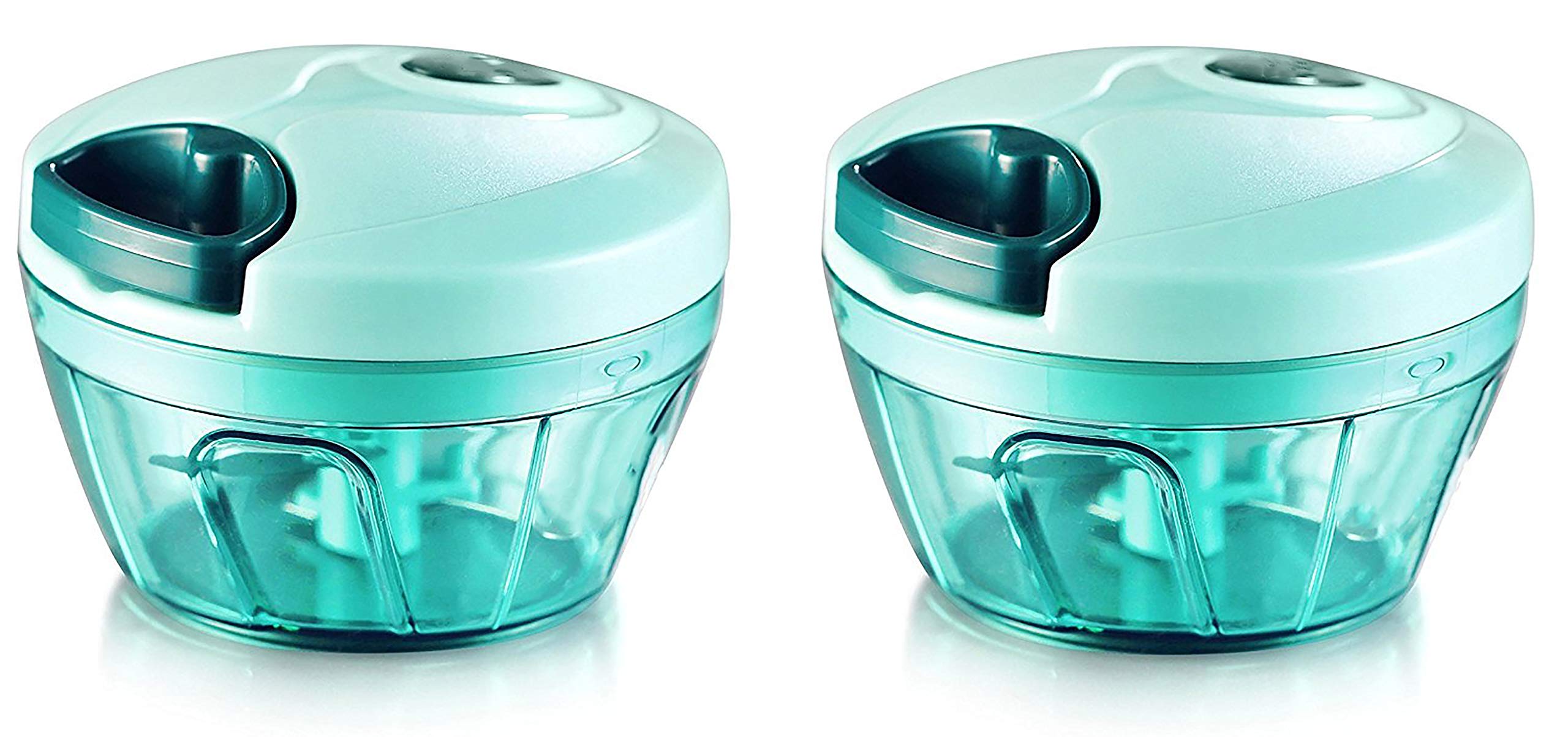 Virtual World Handy Mini Chopper with 3 Blades (Pack of Two)