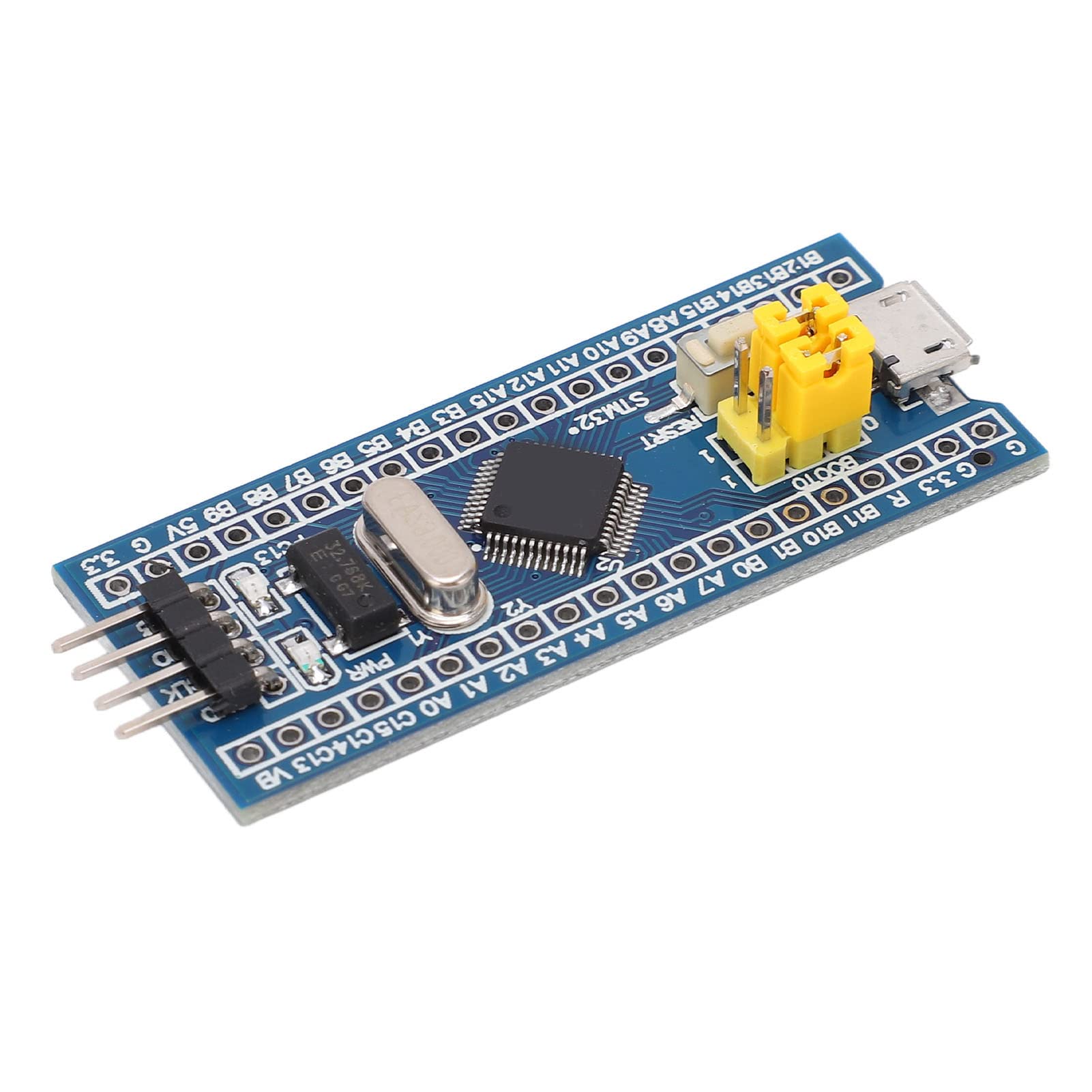 STM32F103C8T6 - Module de Développement Micro USB 40 Broches - 5 Pièces - Carte de Base pour Apprentissage avec Puce STM32 Importée