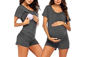 Women's Maternity Nursing Pajama Set for Hospital Labor and Delivery