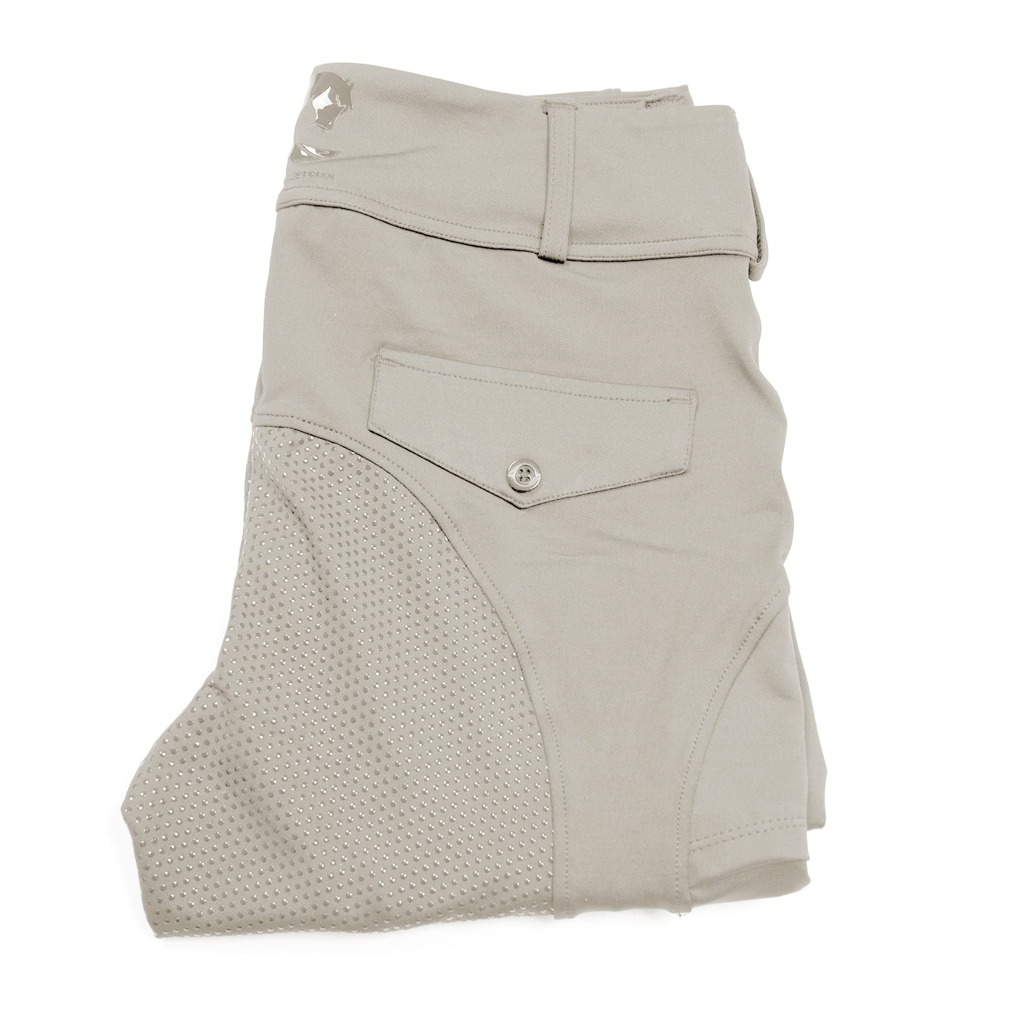 Oypla Women's Grey Coco Equestrian Kids Horse Riding Tights Jodhpurs Breeches Leggings - S