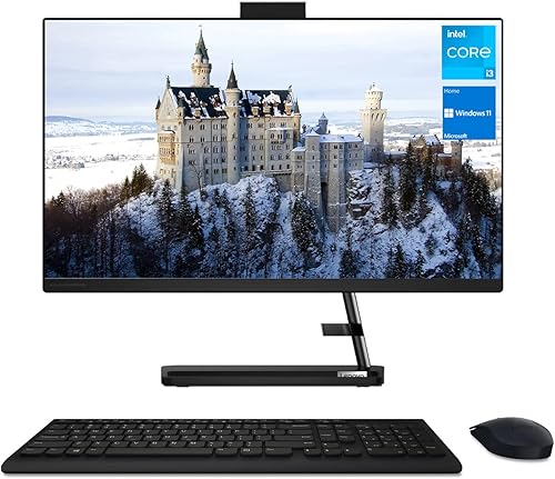 Lenovo IdeaCentre 3i - Escritorio todo en uno, pantalla FHD de 23.8 pulgadas, procesador Intel Core i3-1115G4, 8 GB de RAM, SSD PCIe de 512 GB,