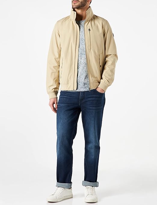 TOM TAILOR Herren Bomberjacke 1029789, 29116 - Field Rye Brown, L  