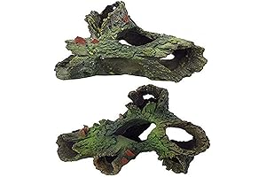Fish Hides | Tfwadmx Decaying Trunk Aquarium Ornament