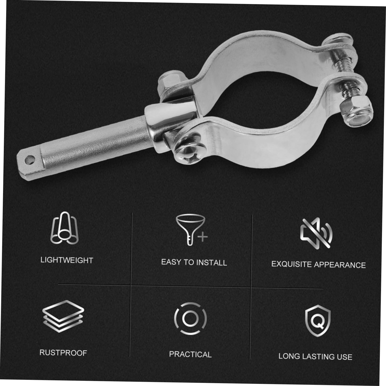 BCOATH Strong Secure Kayak Paddle Holder Made of Stainless Steel Universal Design for Kayaks Canoes