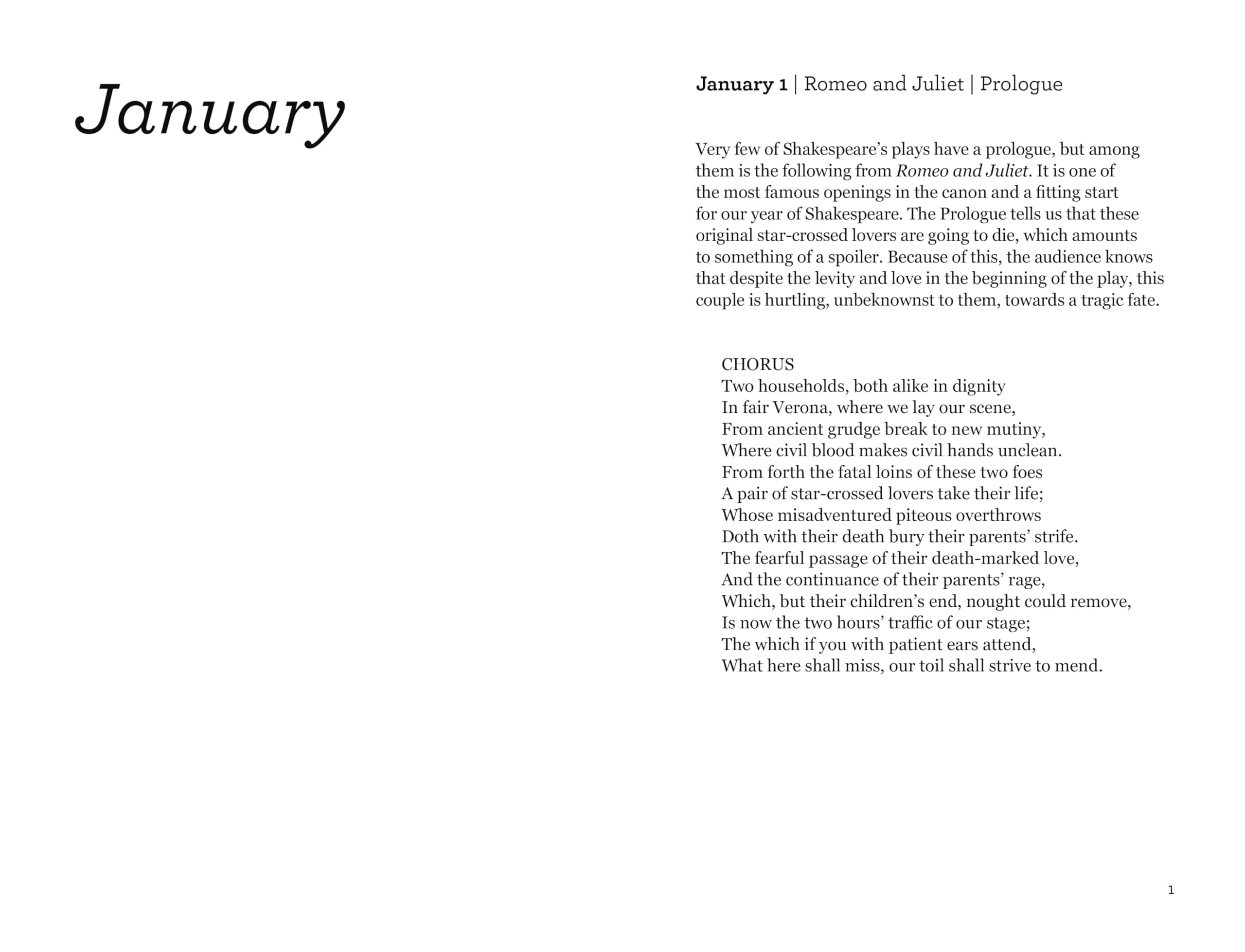 Shakespeare for Every Day of the Year