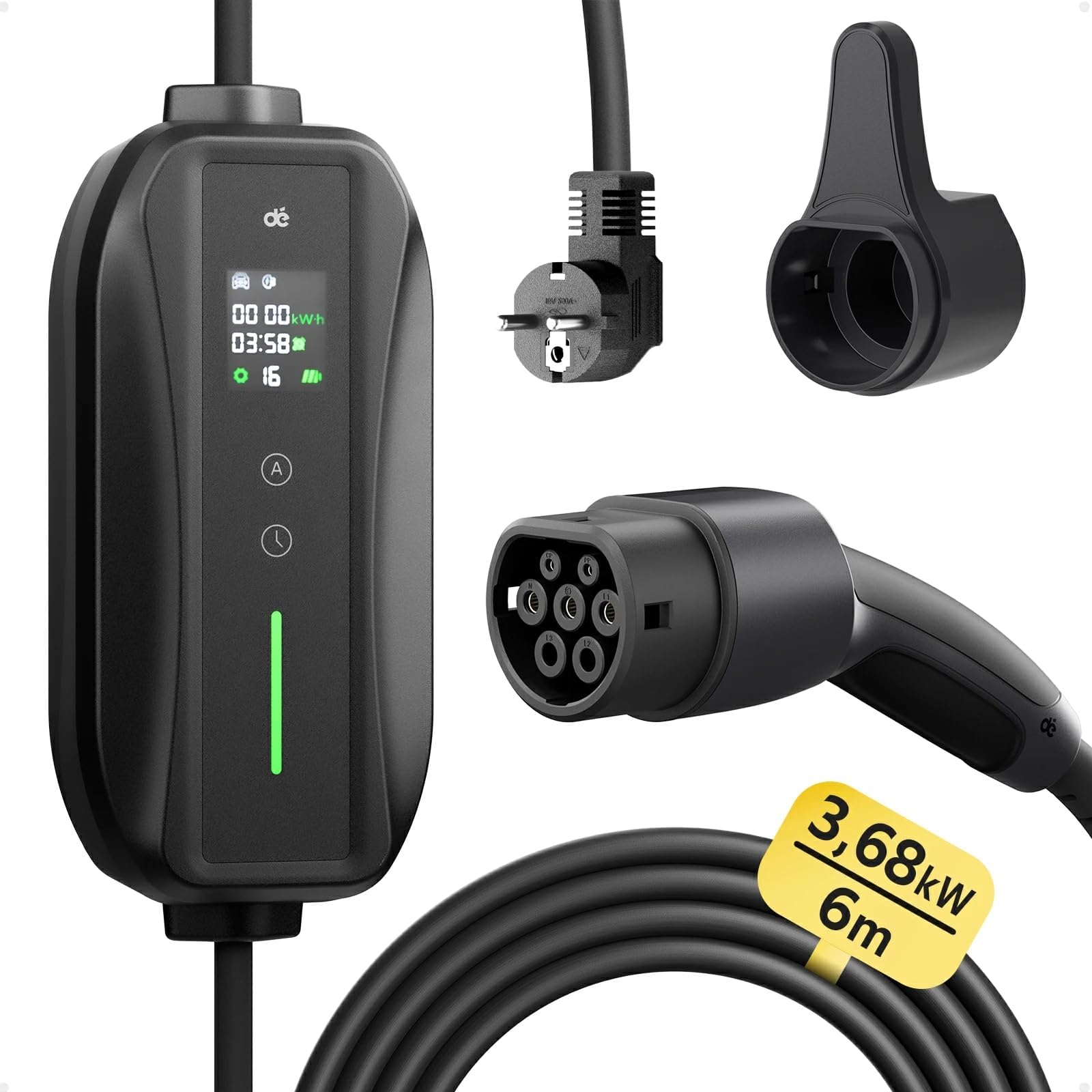 XZEV Adapter type 2 naar Schuko en universele stekker XZEV Adapter type 2 naar Schuko en universele stekker