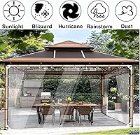 Vista 4 de Lona Transparente 3x6 pies Lonas Transparentes Resistentes Impermeables 14mil Engrosadas Lonas Transparentes con Ojales, Cubierta Impermeable