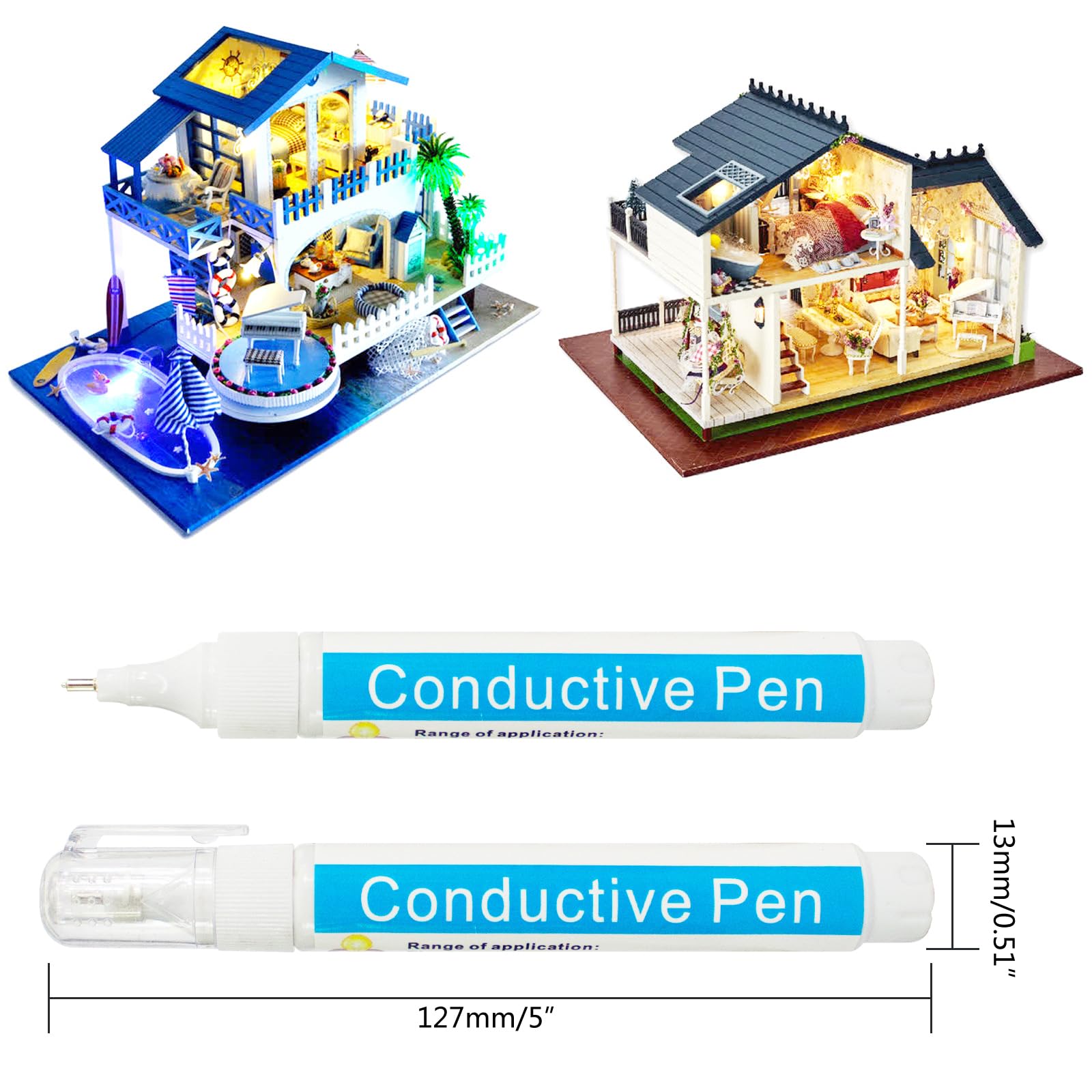 Penna conduttiva Vernice elettrica portatile per studenti e appassionati di ingegneri elettronici Circuito portatile per studenti e appassionati di vernice elettrica per studenti