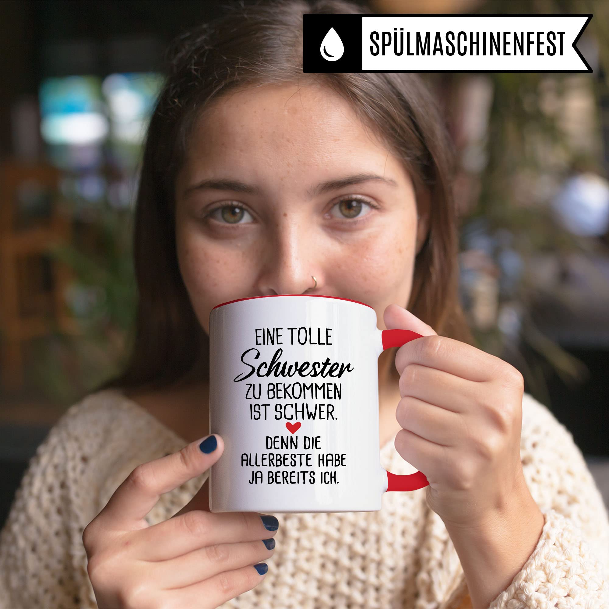 Tasse Sœur Bonus, Meilleure Tasse De Café Sœur Bonus Anniversaire Personnalisé Ou Idée Cadeau