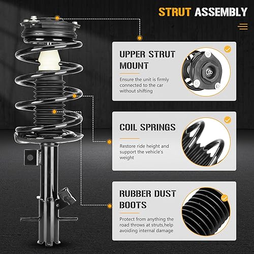 Miniatura 3 de Conjunto de puntal trasero para Ford Fusion 2006-2012, para Lincon MKZ 2007-2012, Zephyr 2006, para Mazda 6 2003-2008, para Mercury Milan 2006-2011,