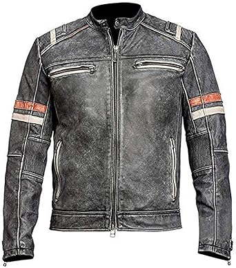 retro style motorcycle jacket