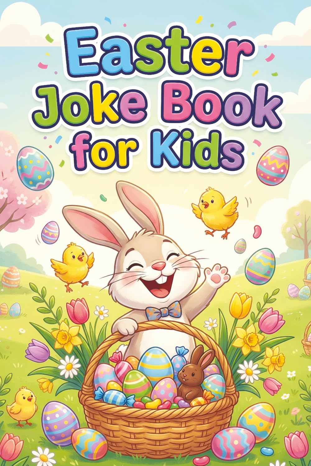 Easter Joke Book for Kids: Funny Easter Basket Stuffer with Riddles, Corny Puns and Silly Laugh-Out-Loud Challenges for Kids Ages 8-12