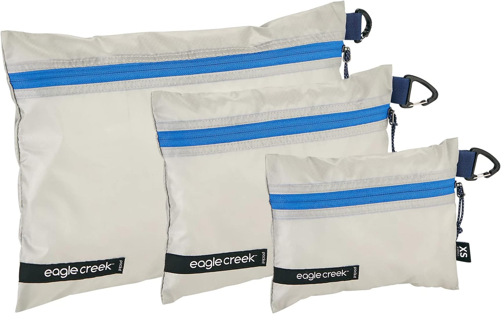 Eagle Creek Pack-It Isolate Sac Travel Bag Set, Az Blue/Grey - Set XS/S/M, Az Blue/Grey, Set XS/S/M, Pack-it Isolate Sac Set Xs/S/M