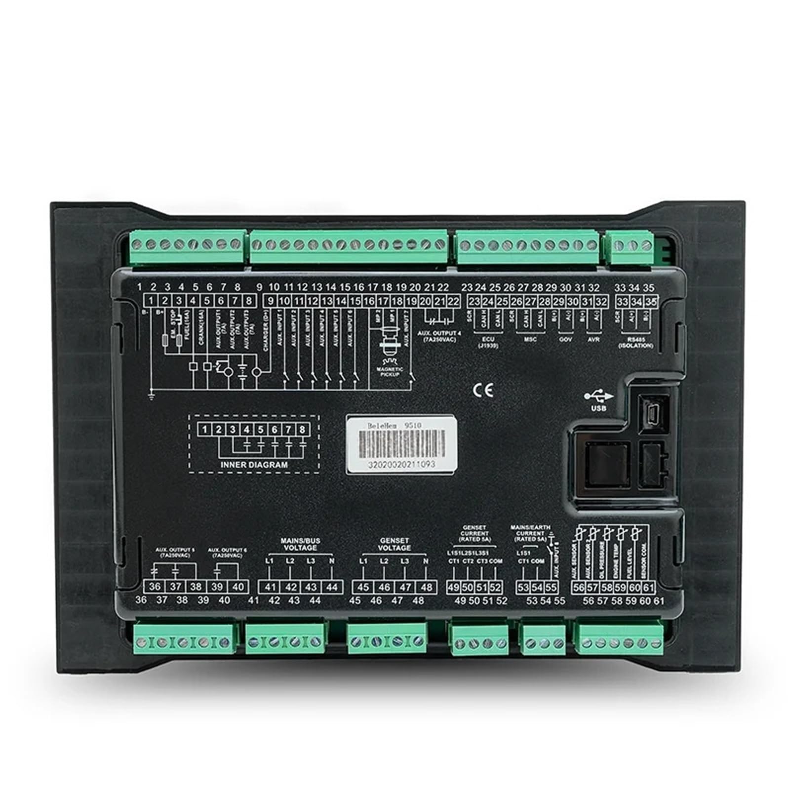 HGM9510 Generator Controller Parallel Unit Networking Set Modul 1St(HGM9510N)