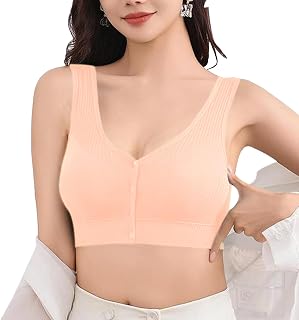 KNISTY Women's Sports Bra for Girls & Women's, Wireless Full Coverage & Removable Padded, Front 4 Button Closure Premium P... Price In India