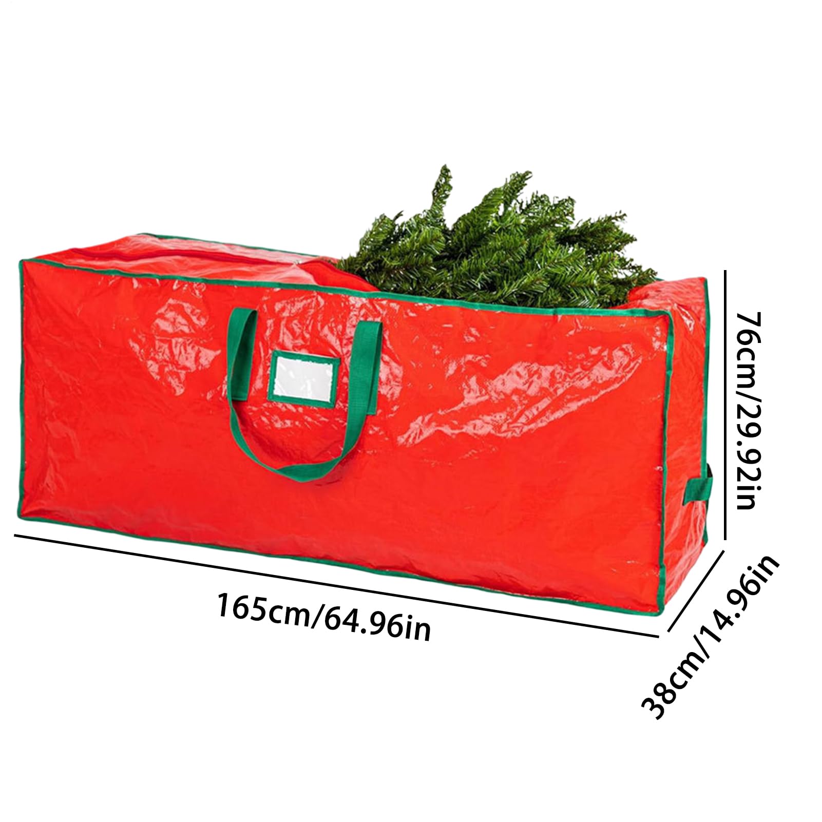 S Di Stoccaggio Per - Grande Cerniera | Per Albero Artificiale Con Maniglie Rinforzate | per Armadio Dormitorio Universitario Attico Casa Seminterrato Garage
