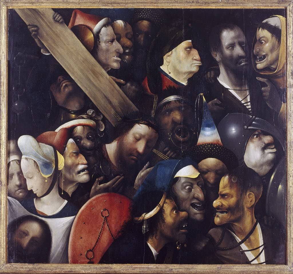 Poster Hieronymus Bosch Un arbalète toile 50x70 cm - 4