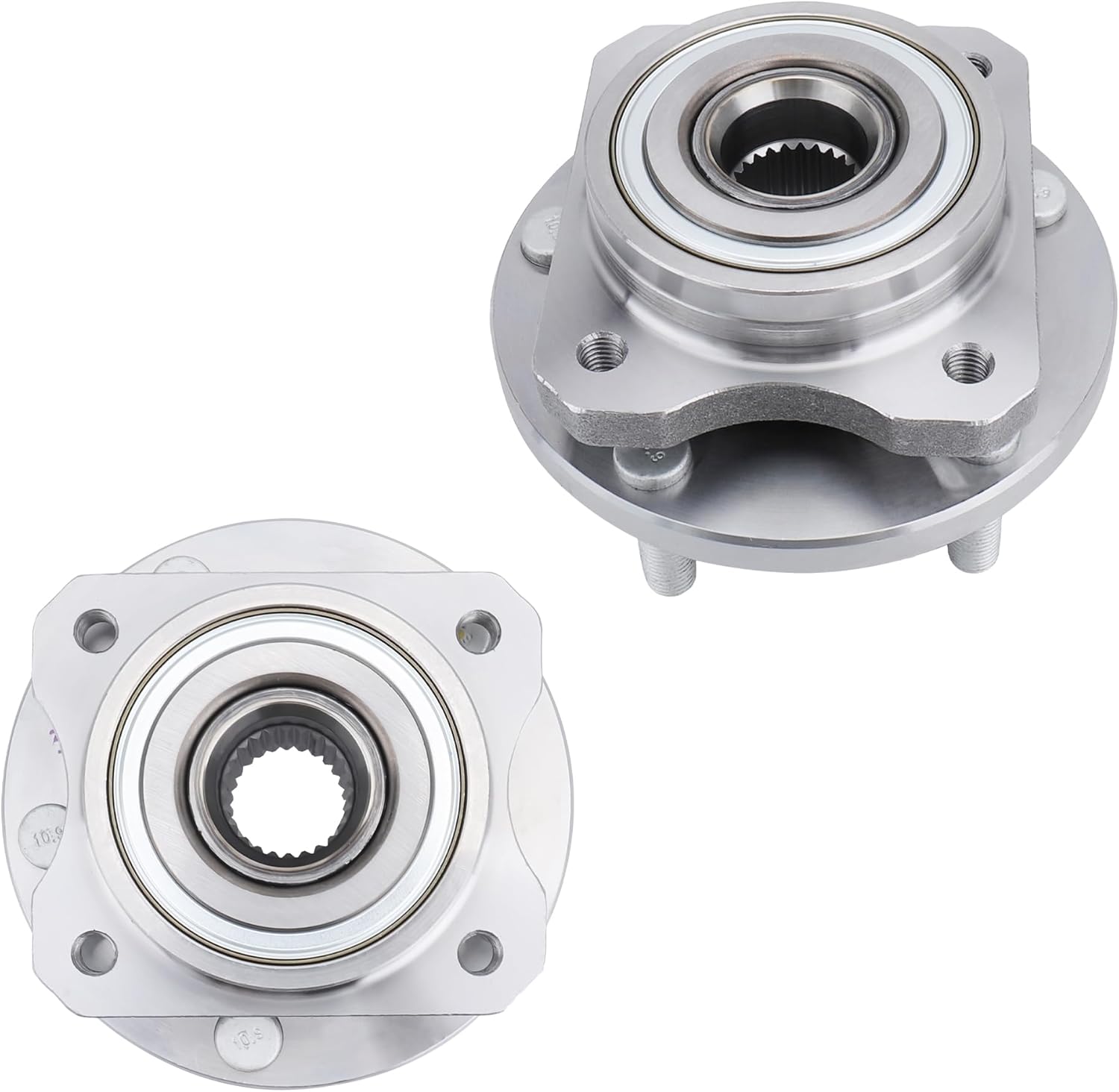 513123 2pcs Front Wheel Bearing and Hub Assembly Fit for Chrysler Grand Voyager,Prowler, Town & Country,for Dodge Caravan,Grand Caravan for Plymouth Grand Voyager Voyager 5 Lug Bolts