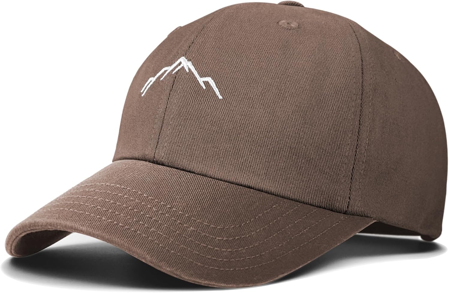 OUTDOOR SHAPING Mountain Embroidery Dad Hat - Soft Washed Cotton Unstructured Baseball Cap for Unisex Vintage Style