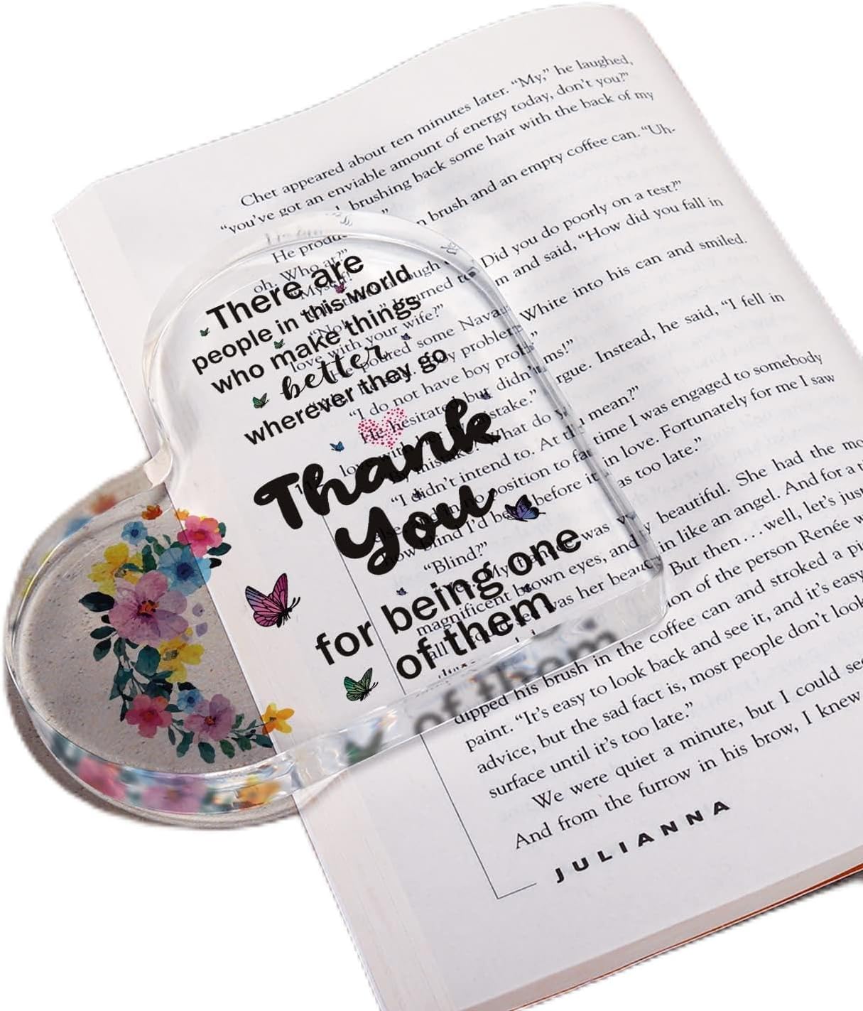 Eilcoly Appreciation Gifts for Women, Thank You Gifts for Women Grateful Gifts Acrylic Heart Keepsake for Female Teacher Colleague Boss Volunteer Nurse Doctor Manager Director Superior C017