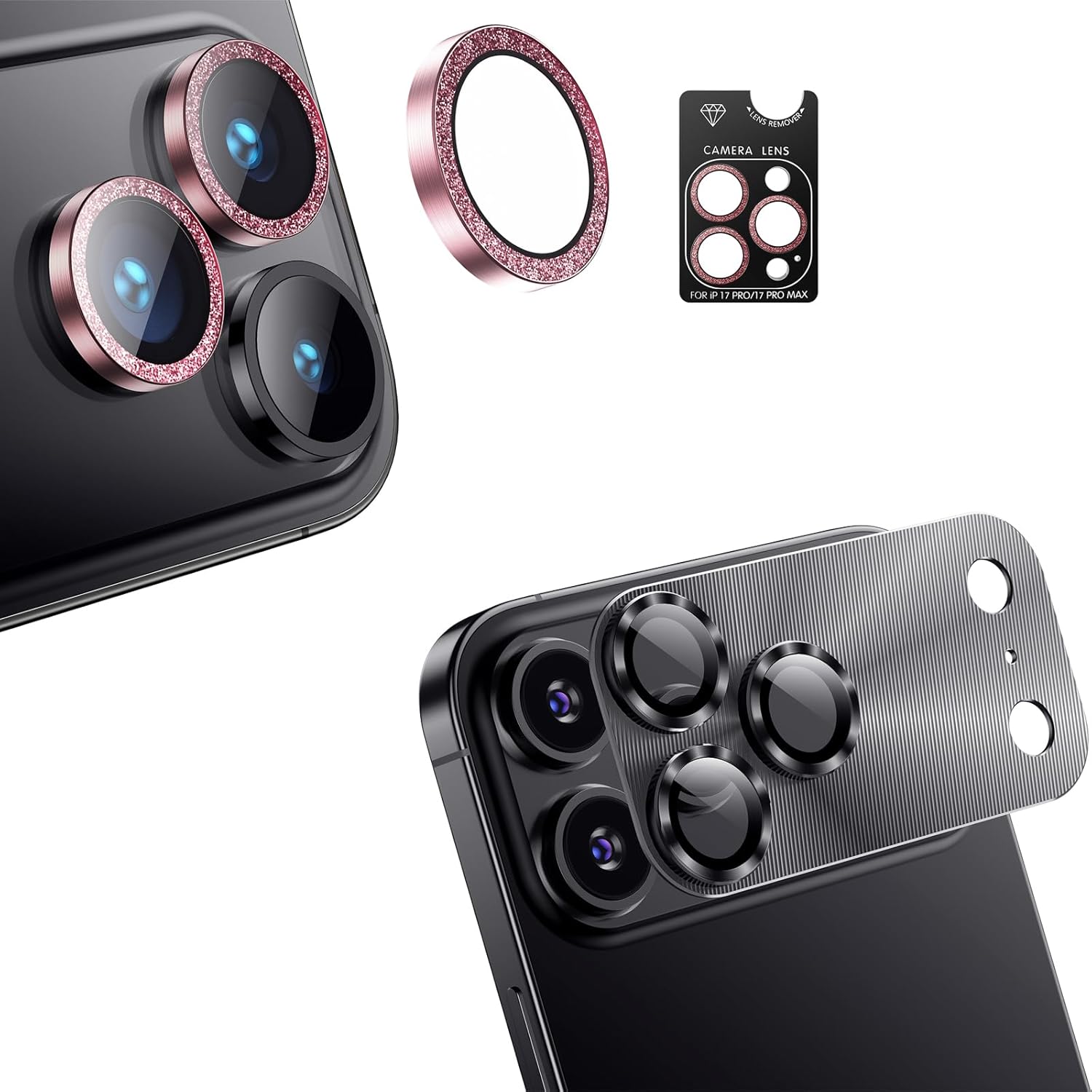 AFARER Camera Lens Protector for iPhone 17 Pro Max