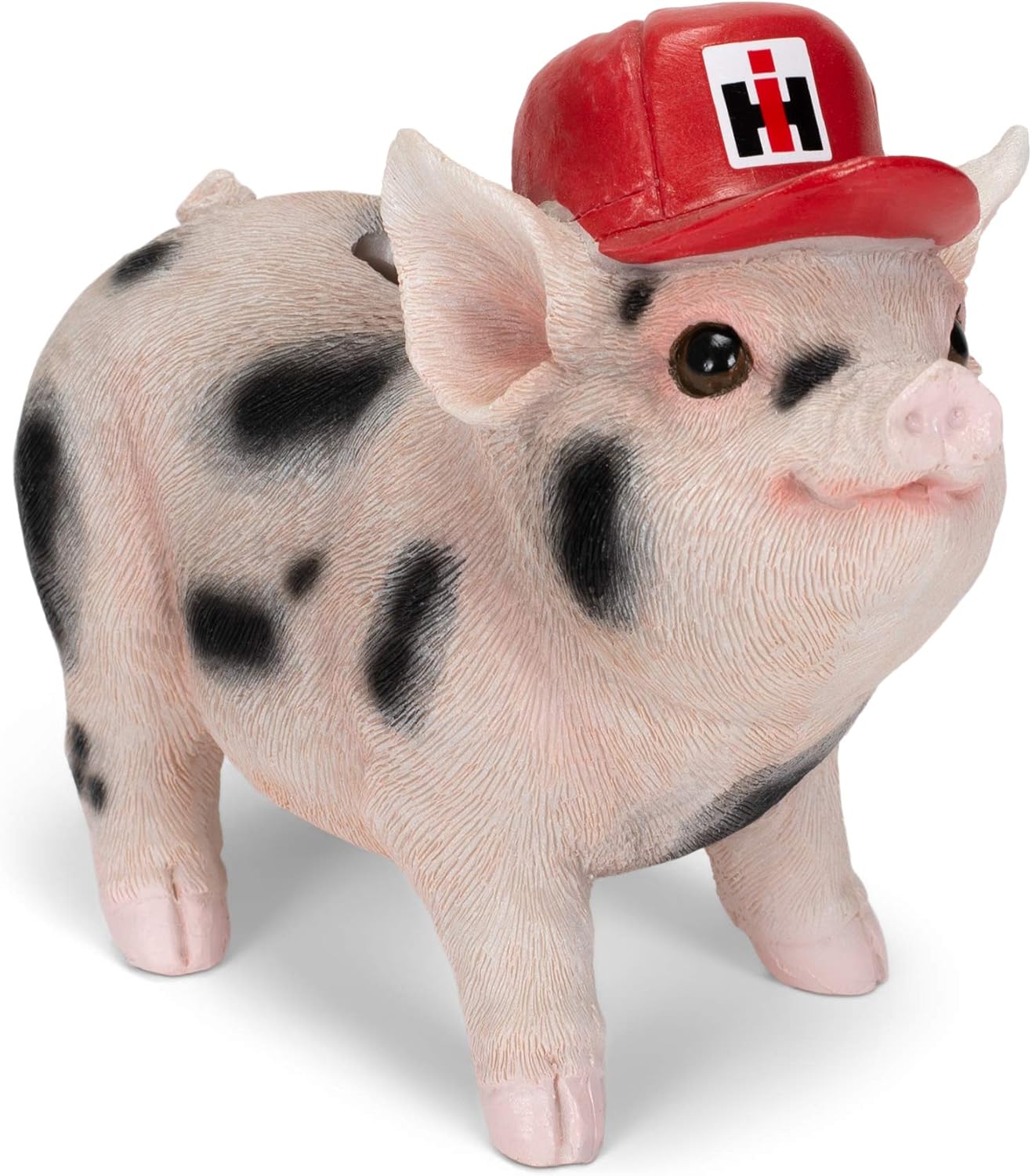 International Harvester IH Polyresin Spotted Piglet Bank 6864