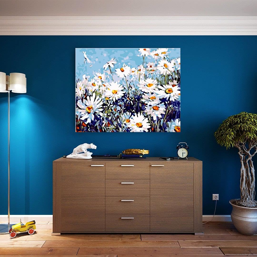 Mini Kit da Dipingere con i Numeri con cornice San Francisco - Figured'Art