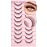 False Eyelashes Natural Look Eye Lashes Short Wispy False Eyelashes 10mm 3D Brown Fake Lashes Pack 10 Pairs Strip Volume by Geeneiya - Brown Mixed Black