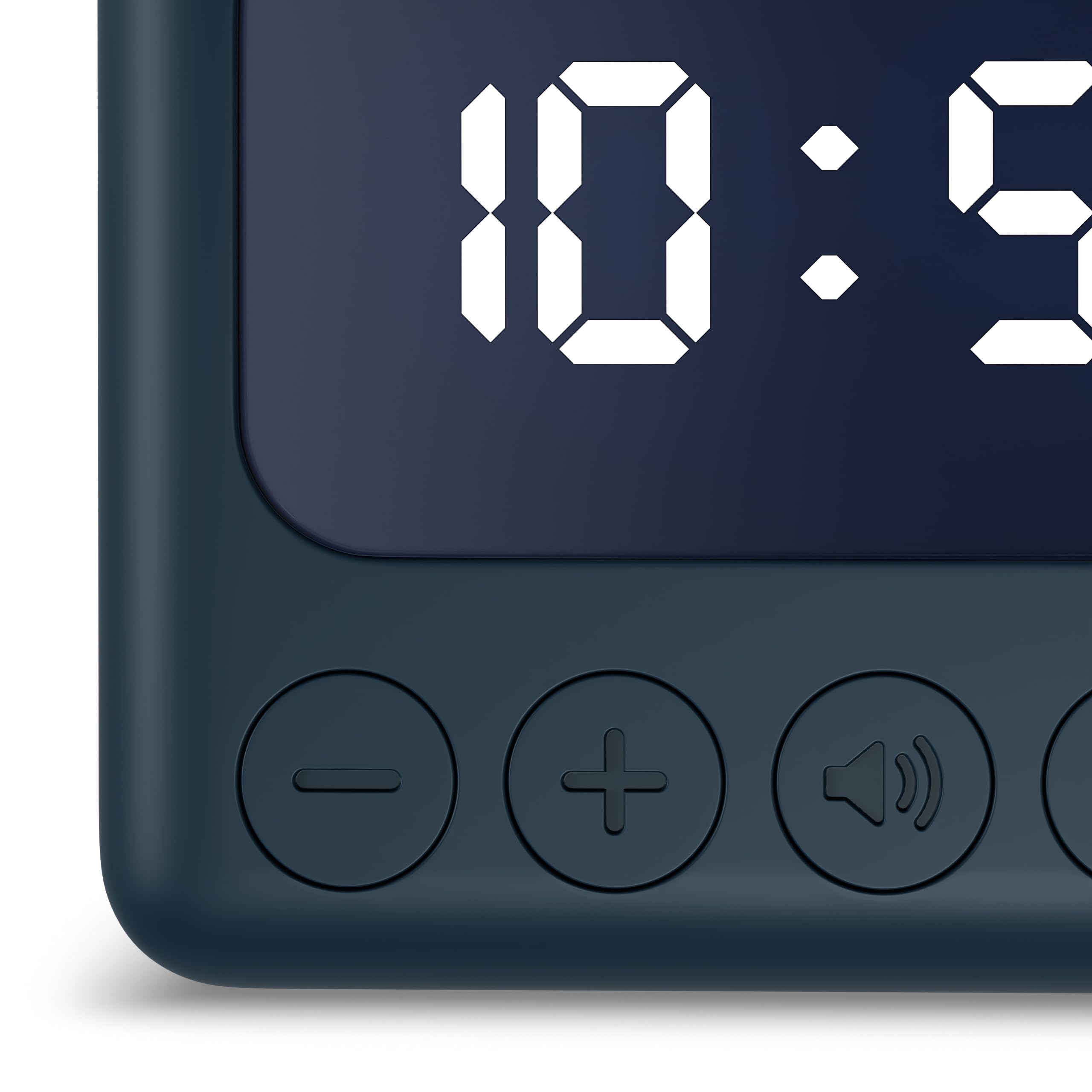 Cander Berlin MND 4010 M Réveil silencieux pour enfant avec lumière licorne snooze éclairage sans tic-tac Écran LCD pour chambre d'enfant fille