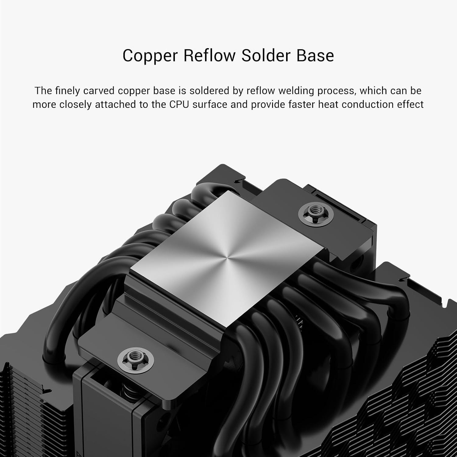 PCCOOLER Dual Tower CPU Air Cooler, 6 Heat Pipes, Dual PWM Fans, High Performance Cooling for Intel LGA1700/1200/115X & AMD AM5/AM4, Quiet & Easy Installation(RZ620 MX)