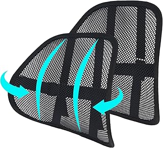 Lumbar Support for Car Office Chair Back Support for Chair Car Lumbar Support for Driving Seat Ergonomic Office Chair Lumbar Support for Car Seat Driver 2 Pack Mesh Desk Chair Back Support