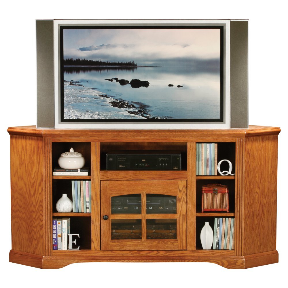 Eagle Furniture Oak Ridge Customizable 63 in. Thin Corner Entertainment Console