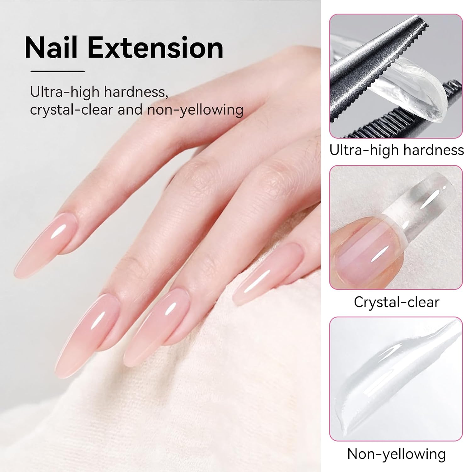 BORN PRETTY 6 in 1 Gel Nail Glue for Soft Gel Tip 15ML