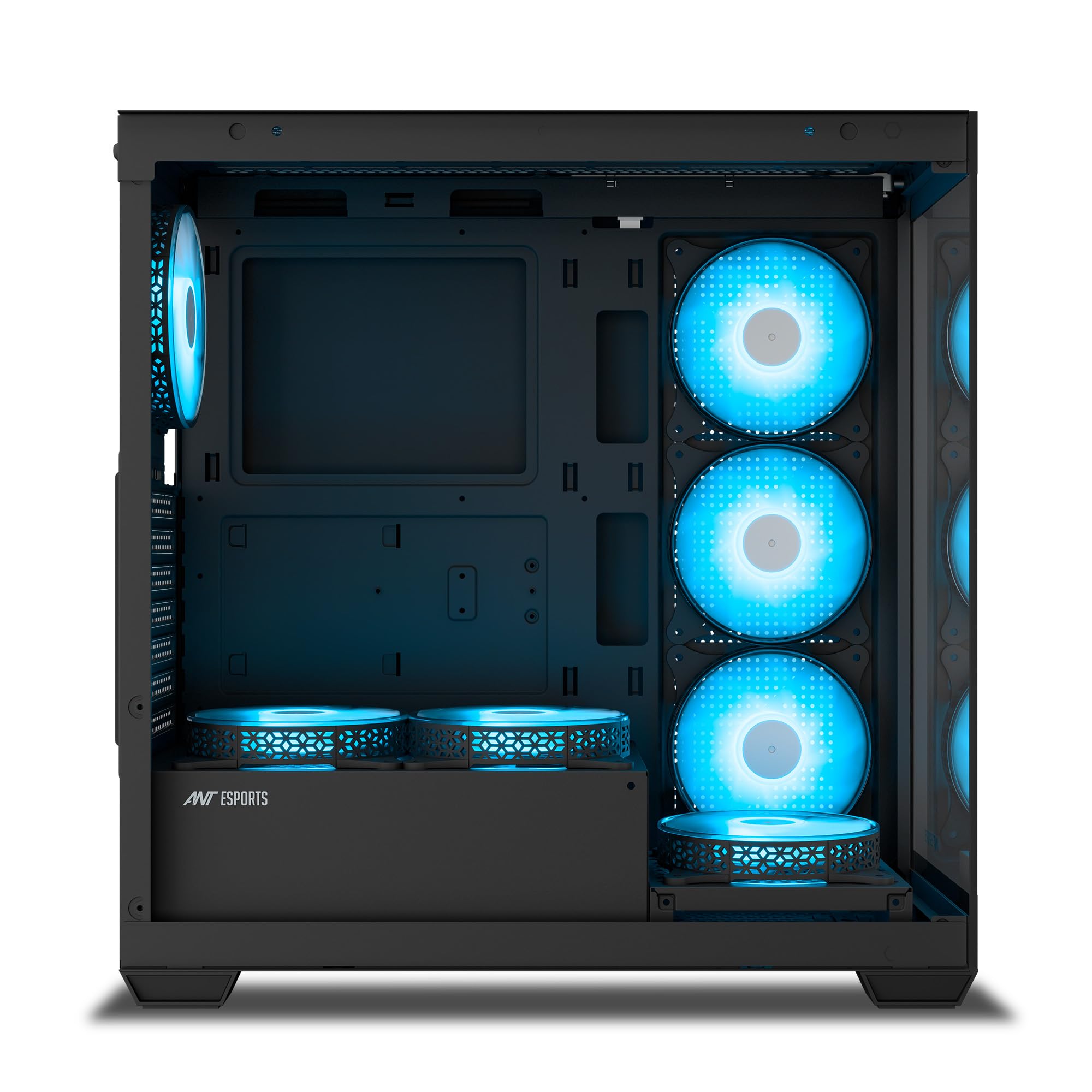 Ant Esports Crystal X7 Gaming Case - Black -10 Ant Esports Crystal X7 Gaming Case - Black -10