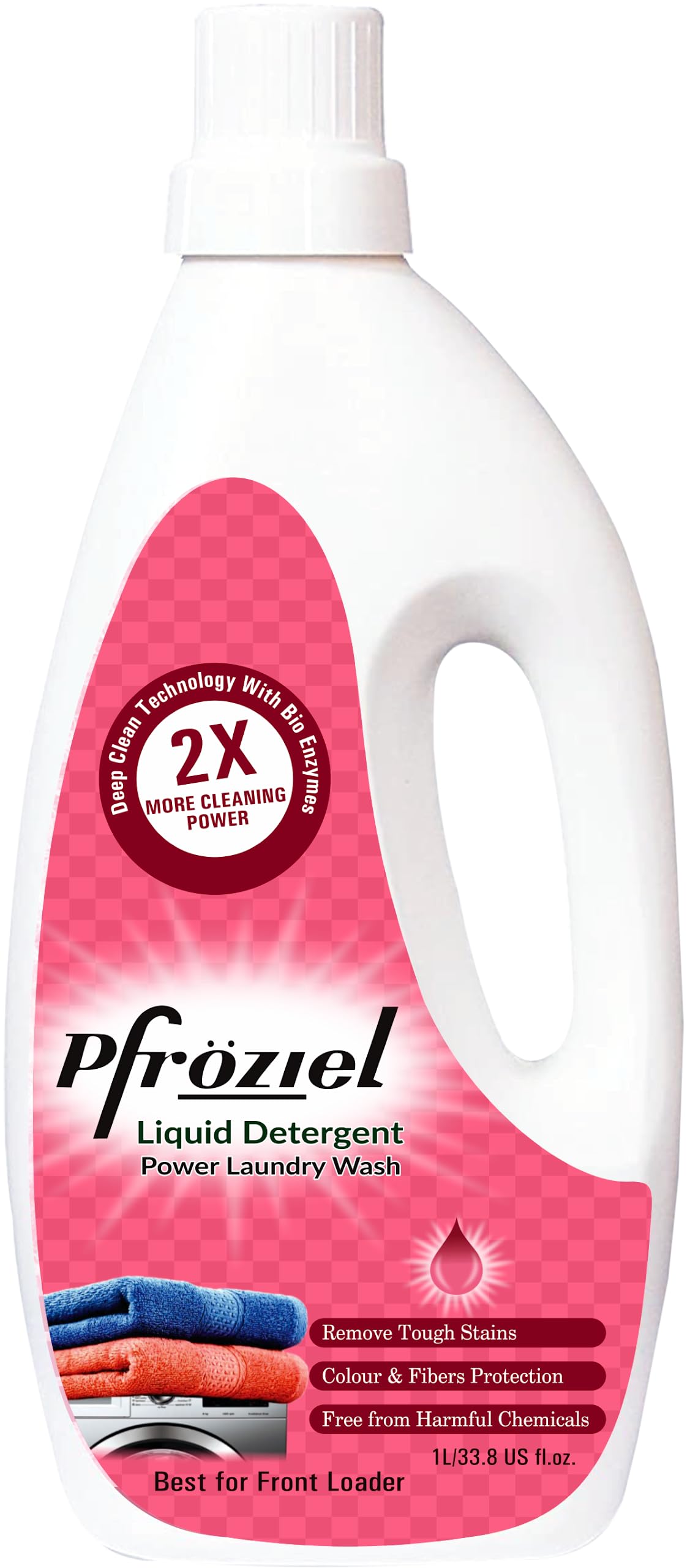 Pfroziel liquid detergent (1ltr) Plant powered I suitable front load Machine wash I with fabric conditioner I Remove tough stains. (B09XJ9YM8Q) Amazon Price History, Amazon Price Tracker