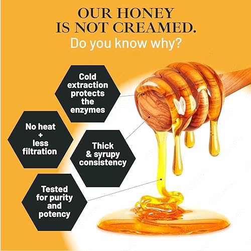 Miniatura 3 de Good Natured - Miel cruda Manuka MGO 510 NPA 15 de alto grado medicinal con propiedades antibacterianas 88 onzas