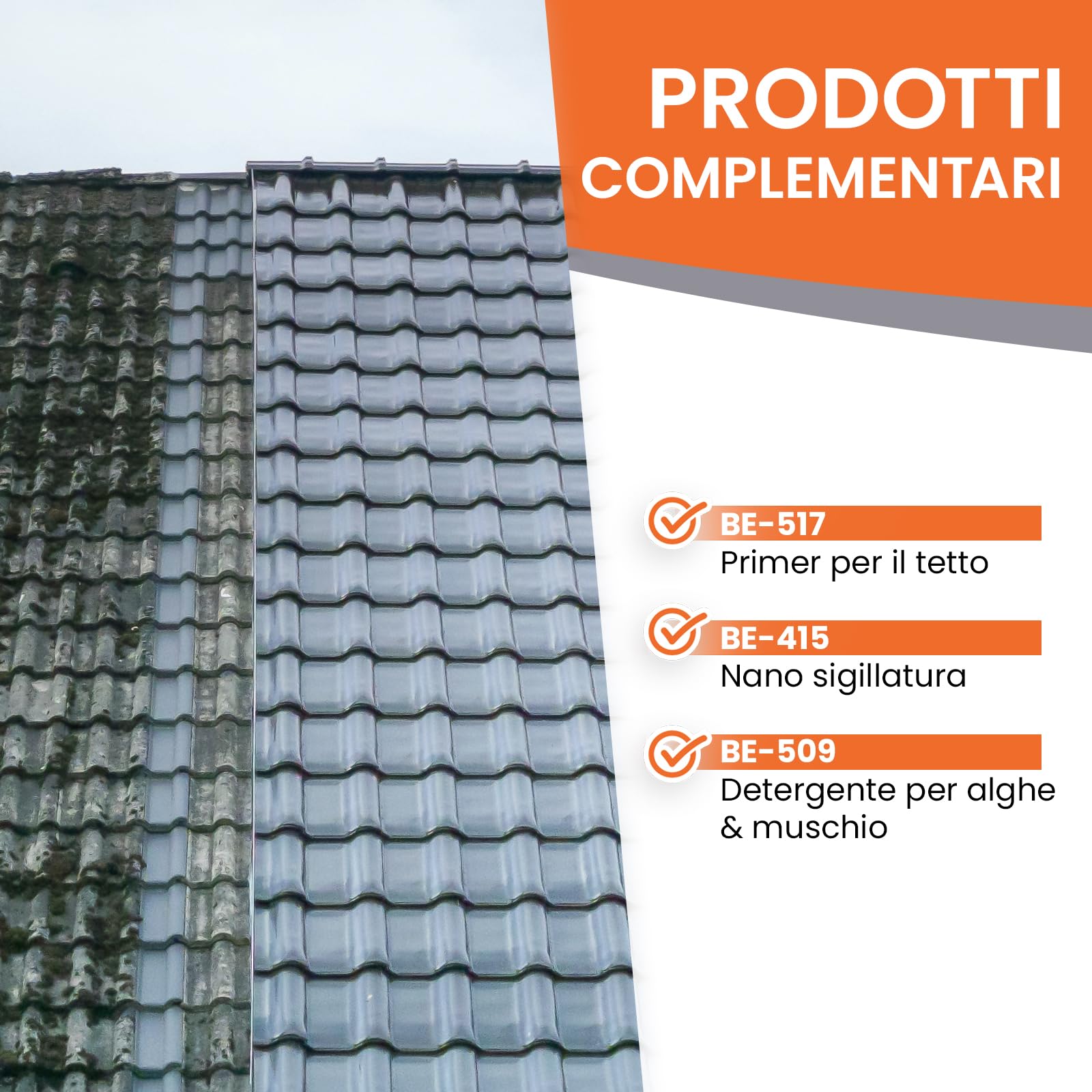BEKATEQ Pittura per tetto Grigio antracite 20L - Vernice per tegole, calcestruzzo, legno, Eternit, bitume - Resistente ai raggi UV e alle intemperie, ad asciugatura rapida, elastico e idrofobo BE-510