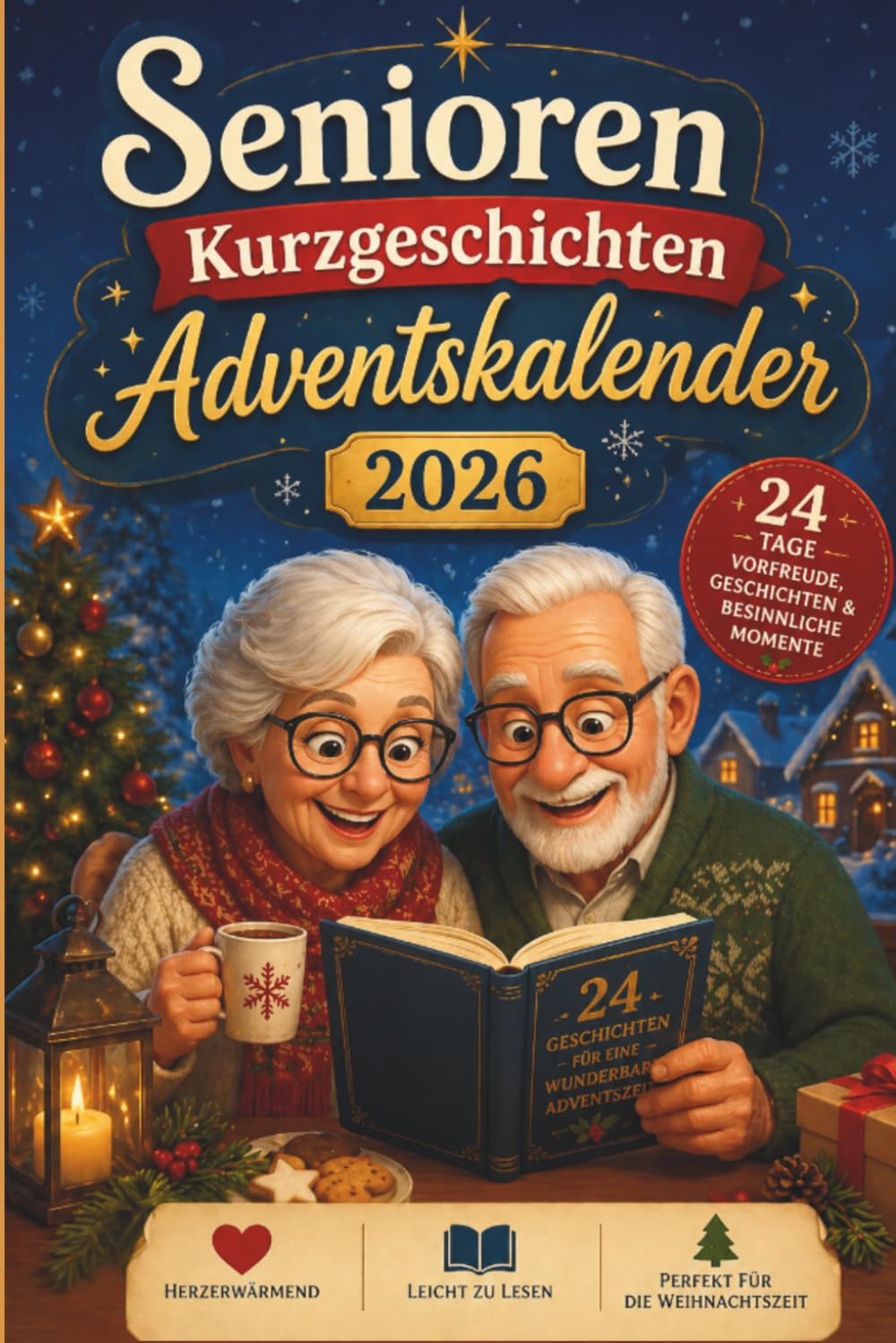 Senioren Kurzgeschichten Adventskalender 2026: Das liebevolle Geschenk für Senioren – 24 ruhige, herzerwärmende Geschichten für die Weihnachtszeit