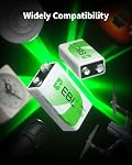 EBL 4 Pack 9V 6F22 Rechargeable Batteries 9 Volts Ni-MH 280mAh Low Self-discharged