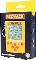 Vista 5 de Llavero de Juego de Pac-Man Mini Arcade – Juego LCD portátil con juego clásico de PAC-Man y sonidos, juguete de juego portátil retro, coleccionable