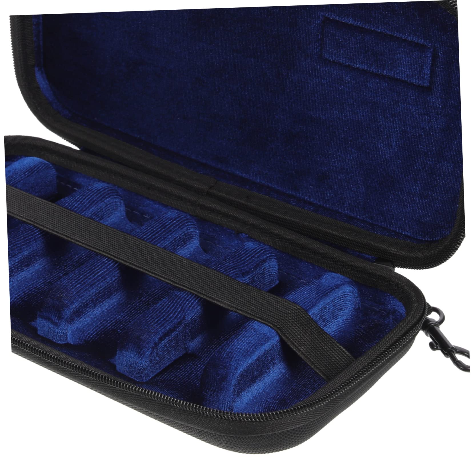 Toyvian Saxophone Head Storage Case Velvet Lining Oxford Cloth Saxophone Mouthpiece Box Compact Design