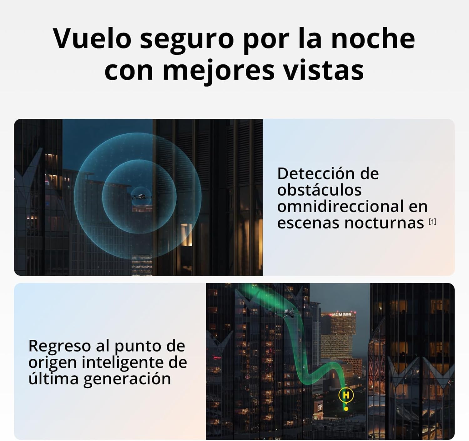 Combo DJI Air 3S Fly More (RC-N3) Bundle, Dron Con Cámara CMOS de 1» Gran Angular y Teleobjetivo Medio, Vídeo HDR 4K/60fps, Detección Omnidireccional de Obstáculos por la Noche y 3 Baterías.