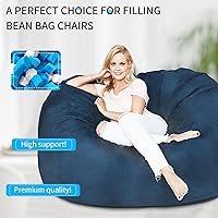 Vista 2 de Relleno para Bolsa de Frijoles de 4.5kg, Relleno de Espuma Viscoelástica Triturada, Relleno para Bolsa de Frijoles y Almohada, Relleno para Bolsa