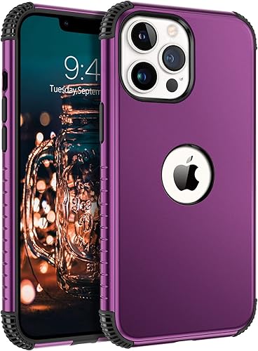 BENTOBEN Funda para iPhone 13 Pro Max funda para teléfono iPhone 13 ProMax 67 resistente 2 en 1 cuerpo completo resistente protección a prueba de