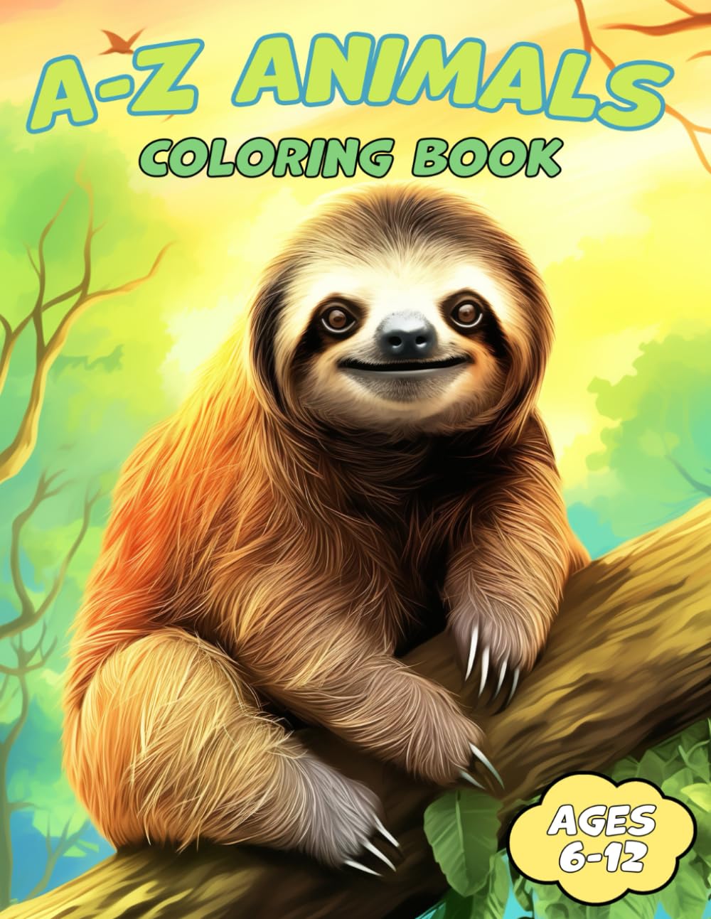Adventures from A to Z: An Animal Coloring Journey