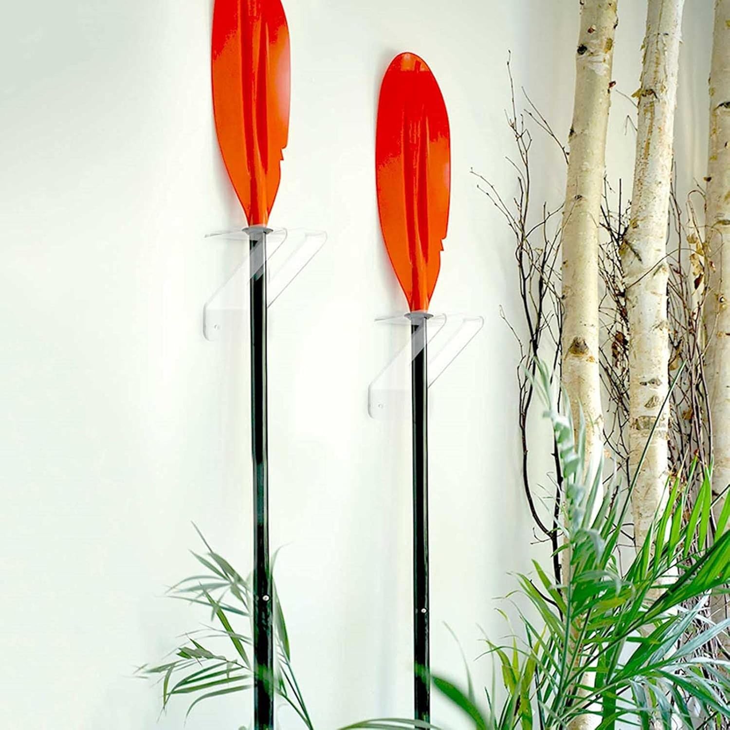 LYLA 1Pair Marine Kayak Paddle Holder Inflatable Boat Oar Keeper ...