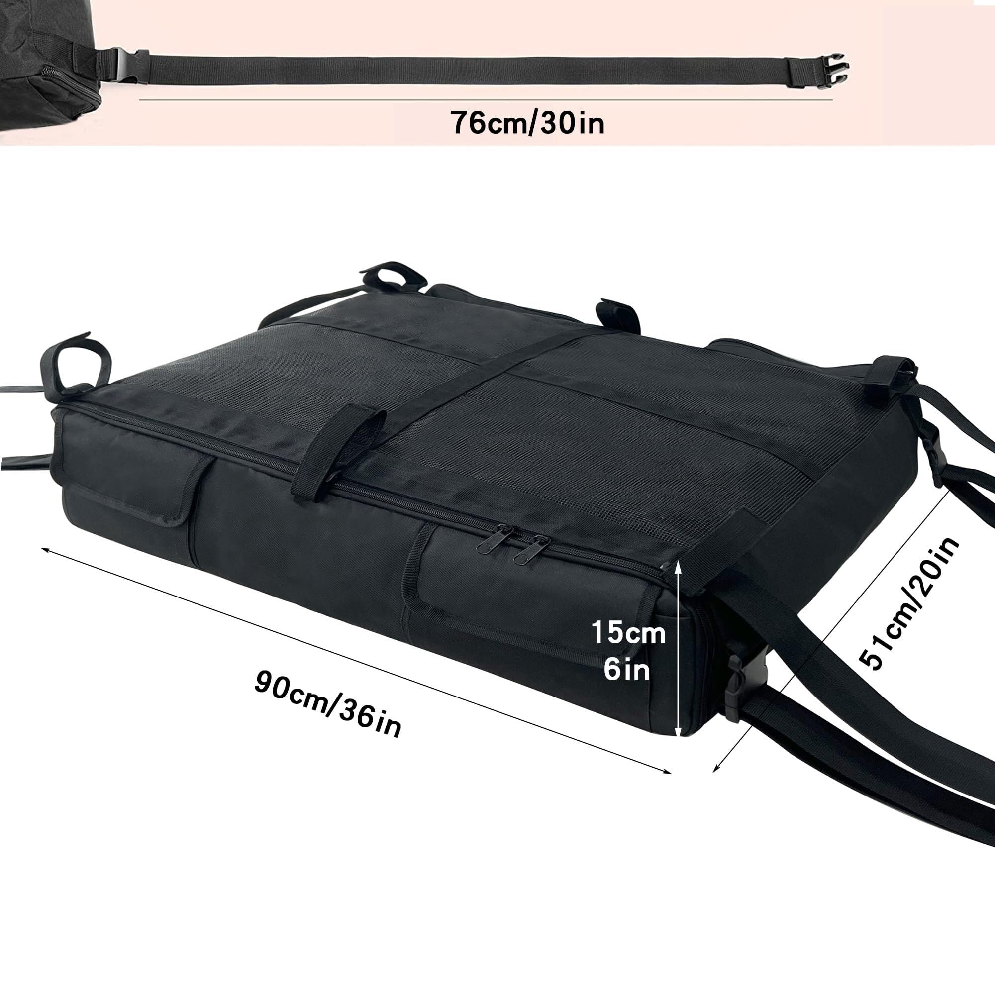 Torba Na Kamizelkę Do Wędkarstwa Muchowego Uchwyt PFD T Top Dla Łodzi | Wodoodporny Organizer Oxford Z Szybkimi Klammami Dla Sprzętu Morskiego