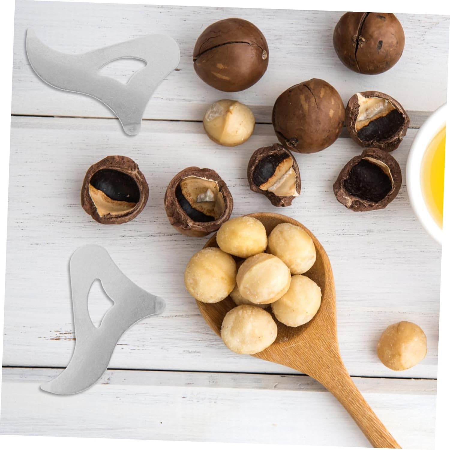 PRETYZOOM 2sets Strong Material Nut Opener Portable Walnut Openers Macadamia Nut Pecan Shell Sturdy Design 10pcs*2 image 4