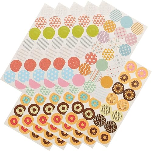 280 Uds. de abrazaderas de anillo adhesivos adhesivos transparentes de papel agujero de papel de refuerzo etiquetas de anillo perforador suministros