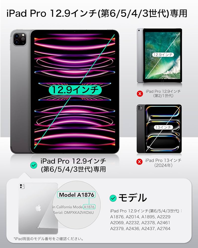 Amazon | ESR iPad Pro 12.9 フィルム 第6/5/4/3世代(2022/2021
